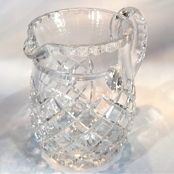 Gorgeous Vintage Ceska “Canterbury” Bohemian Crystal 5” Pitcher - Perfect - Picture 7 of 16